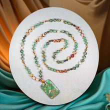 Load image into Gallery viewer, Multi-Gemstones Pendant Necklace.