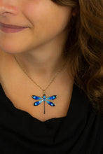 Load image into Gallery viewer, Daphne Crystal Dragonfly Necklace