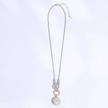 Load image into Gallery viewer, Round Pave Pendant RH Chain Necklace: 9300 / ONE SIZE