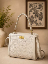 Load image into Gallery viewer, 5022 Mila - Genuine Tooled Embossed Leather: Chesunt Brown
