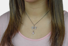 Load image into Gallery viewer, Rosalina  Crystal Dragonfly Necklace
