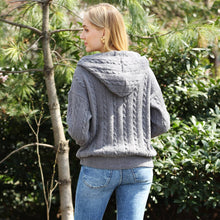 Load image into Gallery viewer, One Tone Plain Zippered Warm Hoodie: Beige / One Size
