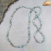 Load image into Gallery viewer, 24F35 - Ocean Drift Larimar Necklace
