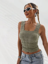 Load image into Gallery viewer, Jacquard Knit Tank Top: White / Missy / XL
