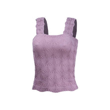 Load image into Gallery viewer, Jacquard Knit Tank Top: Blue / Missy / S
