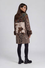 Load image into Gallery viewer, 2643 Mixed Media Faux Fur Statement Coat: XL

