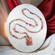 Load image into Gallery viewer, Sea Sediment Jasper Pendant Necklace
