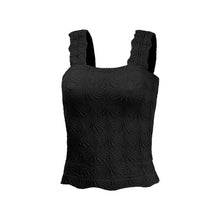 Load image into Gallery viewer, Jacquard Knit Tank Top: Yellow / Missy / L
