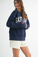 Load image into Gallery viewer, 9134GK East Coast Graphic Fleece Pullover: Navy / Contemporary / S

