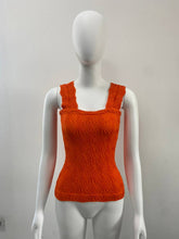 Load image into Gallery viewer, Jacquard Knit Tank Top: White / Missy / S
