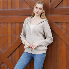 Load image into Gallery viewer, One Tone Plain Zippered Warm Hoodie: Gray / One Size
