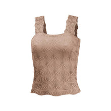 Load image into Gallery viewer, Jacquard Knit Tank Top: Yellow / Missy / M
