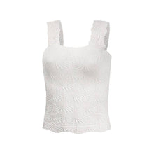 Load image into Gallery viewer, Jacquard Knit Tank Top: Blue / Missy / L

