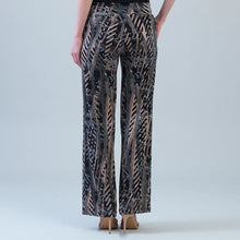 Load image into Gallery viewer, PT21P19 - Signature Wide Leg Pocket Pant - Track Stripe: Black Beige / XS
