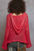 Load image into Gallery viewer, Long sleeve American Flag Hoodie Thin Sweater Top by POL: Beige / S-M-L
