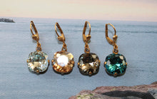 Load image into Gallery viewer, Swarovski Crystal Cushion Cut Earrings by La Vie
