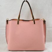 Pink Pebbled Classy Satchel