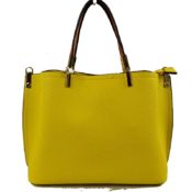 Load image into Gallery viewer, Yellow Pebbled Classy Satchel
