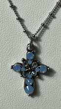 Load image into Gallery viewer, Swarovski Crystal Cross— Air Blue
